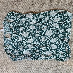 H&M Print keyhole back top